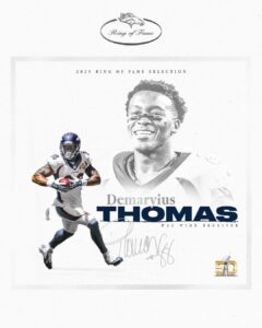 Demaryius Thomas Elected To Denver Broncos Ring of Fame Posthumously