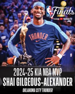 OKC Thunder SGA Named Western Conference Finals MVP