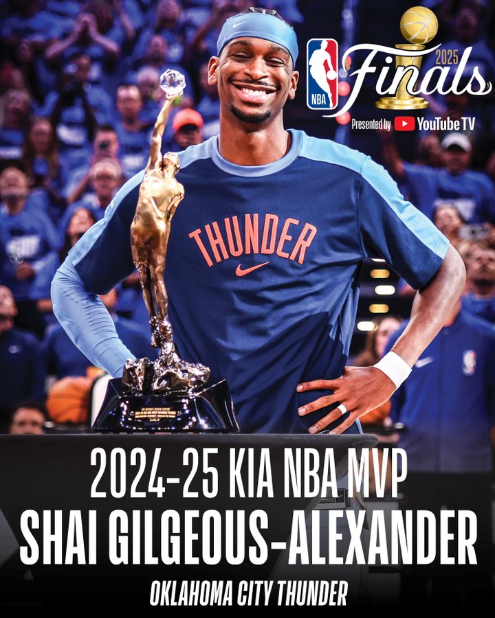 OKC Thunder SGA Named Western Conference Finals MVP