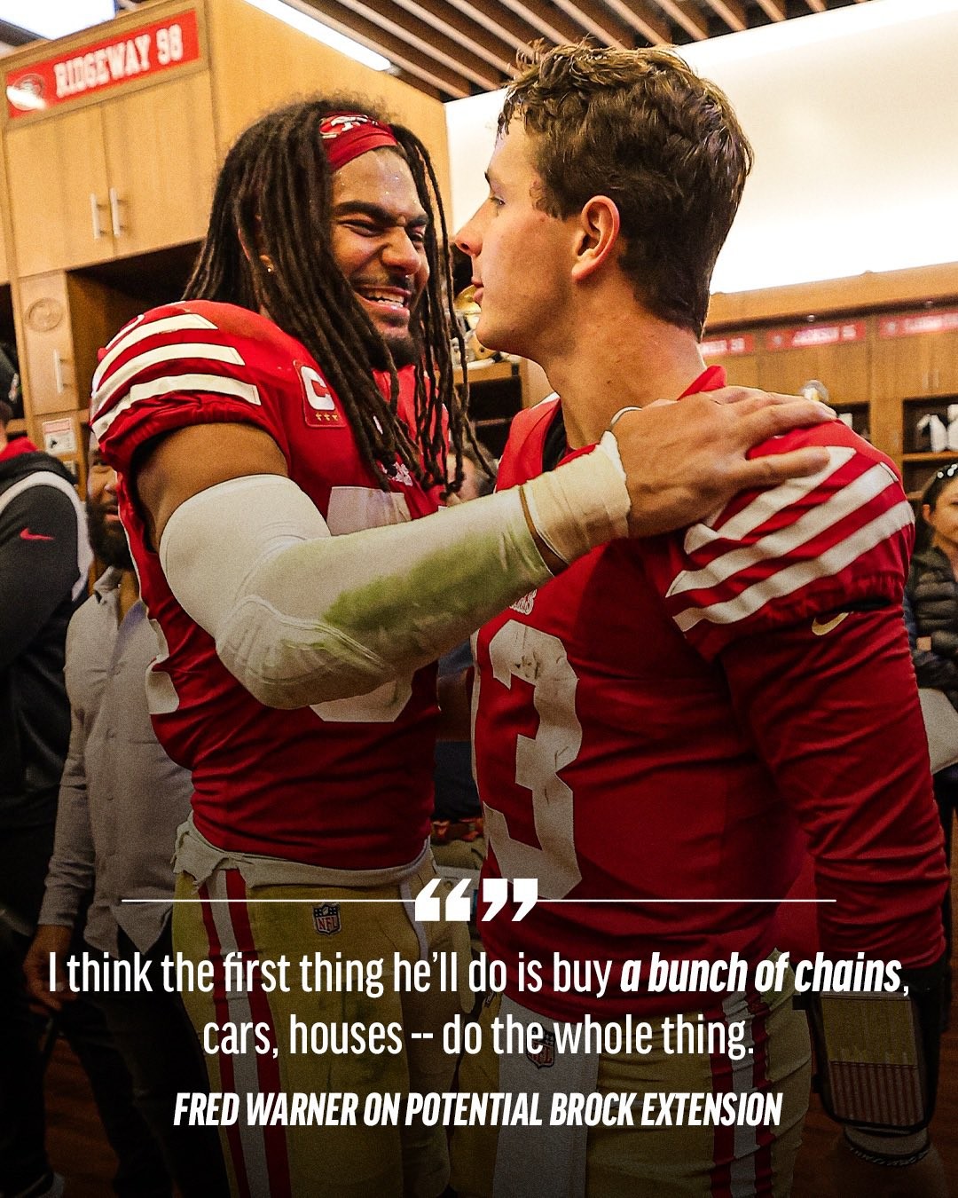 San Francisco 49ers And Linebacker Fred Warner Agreed On Contract Extension