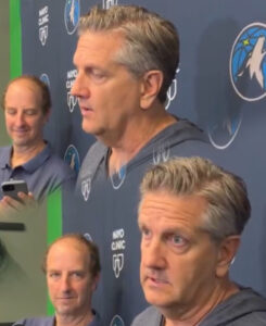 Timberwolves Coach Chris Finch Says Clips On Warriors Fouling Gobert Sent to League