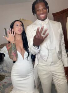 Travis Hunter Wed Longtime Girlfriend Leanna Lenee and Gifted Six-Figure Mercedes-Benz