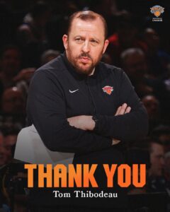 After Firing Head Coach Tom Thibodeau Knicks Being Denied Interview Requests