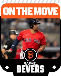 Rafael Devers Headed To San Francisco As Boston Red Sox Trade With Giants