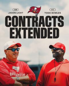 Tampa Bay Buccaneers Have Signed Both General Manager And Head Coach To Extensions