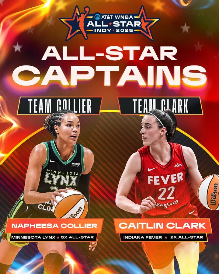 The Votes Are In – Clark And Collier Named 2025 AT&T WNBA All-Star Game Team Captains