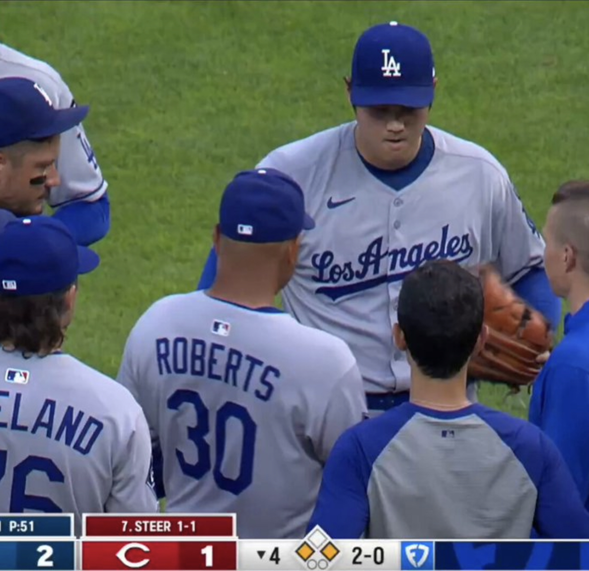 Dodgers Shohei Ohtani Exits The Dodgers Game Early Due to Cramps