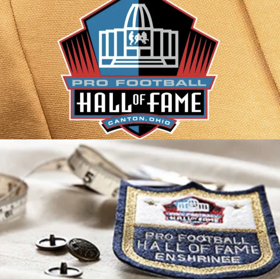 NFL Hall of Fame Inductee Gold Jacket