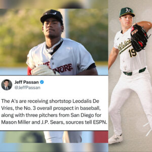 Padres Acquire Closer Mason Miller and Starter JP Sears From The A’s