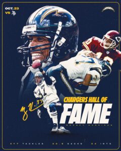 "The Hitman" Rodney Harrison Being Inducted Into Chargers Hall of Fame