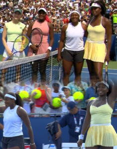 Venus Williams and Hailey Baptiste Beat Genie Bouchard and Clervie Ngounoue at DC Open