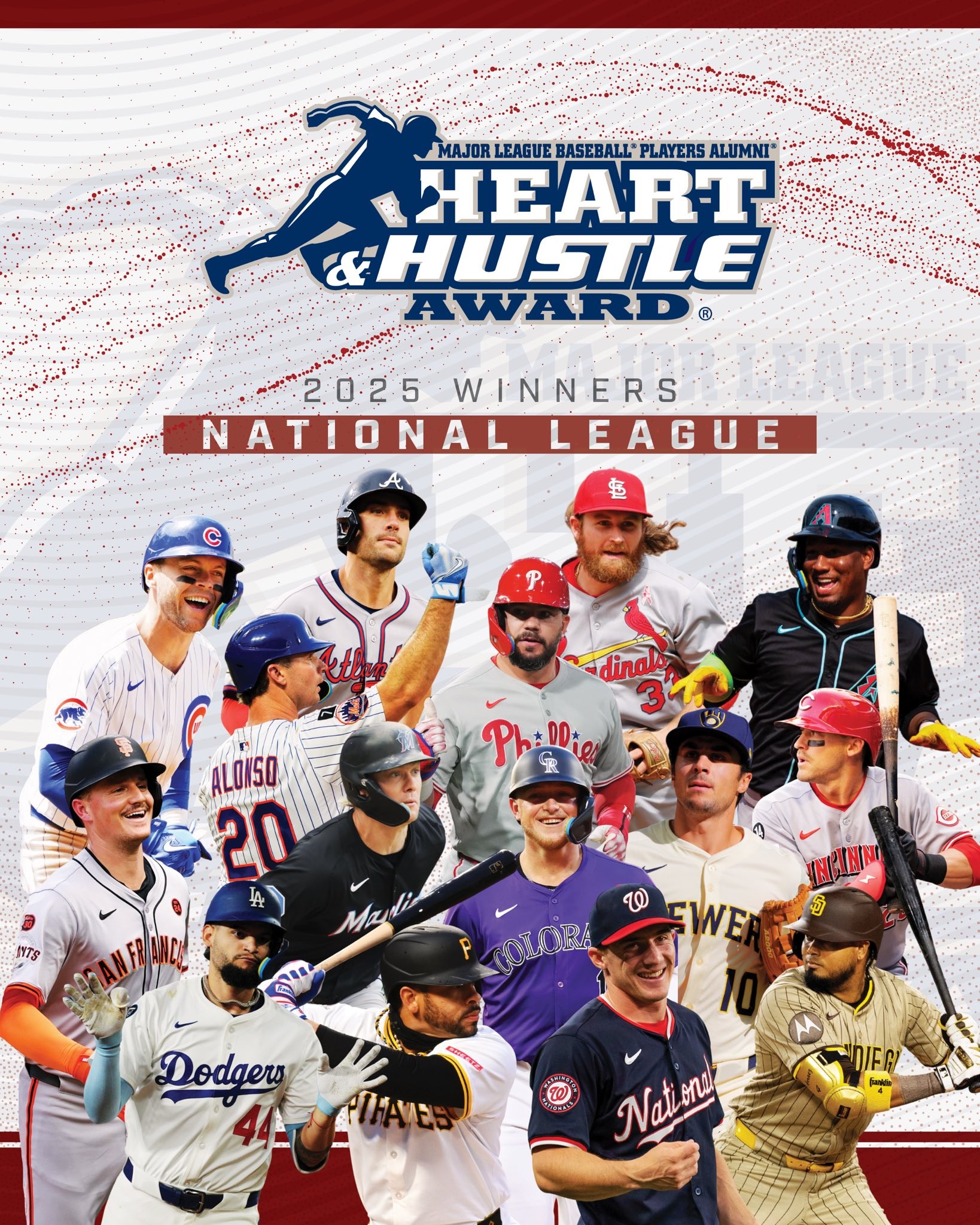 MLBPAA Announced The Heart And Hustle Award Winners For 2025