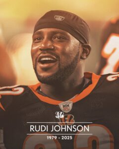 Former Cincinnati Bengals Running Back Rudi Johnson Has Died At 45