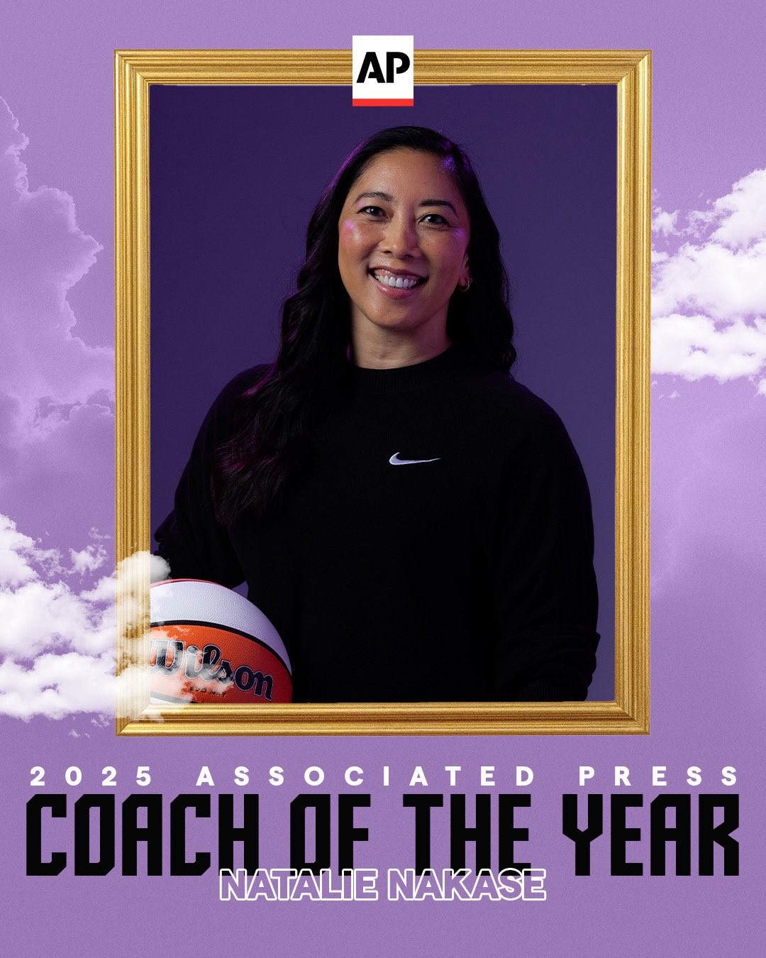 Golden State Valkyries Head Coach Natalie Nakase Named AP Coach Of The Year