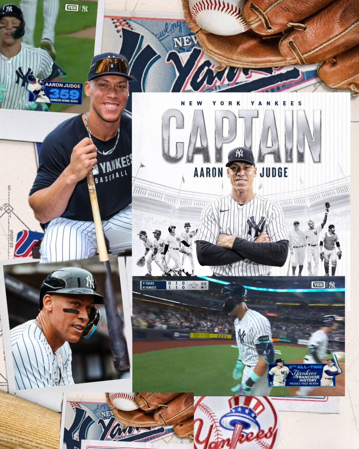 Yankees Aaron Judge Hits 359th Career Home Run to Pass Legendary Yogi Berra