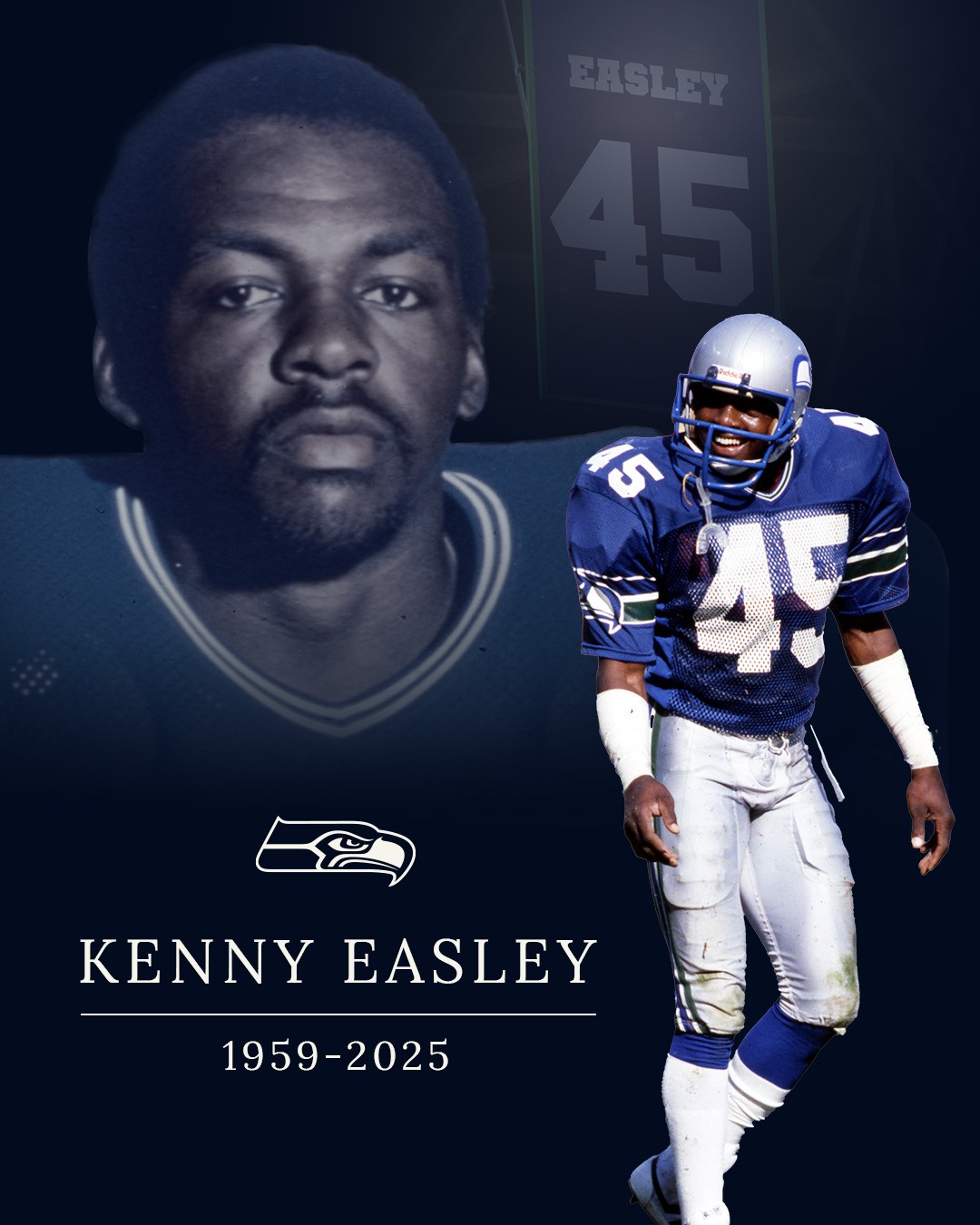 Former Seattle Seahawk Kenny "The Enforecer" Easley Passed Away At 66