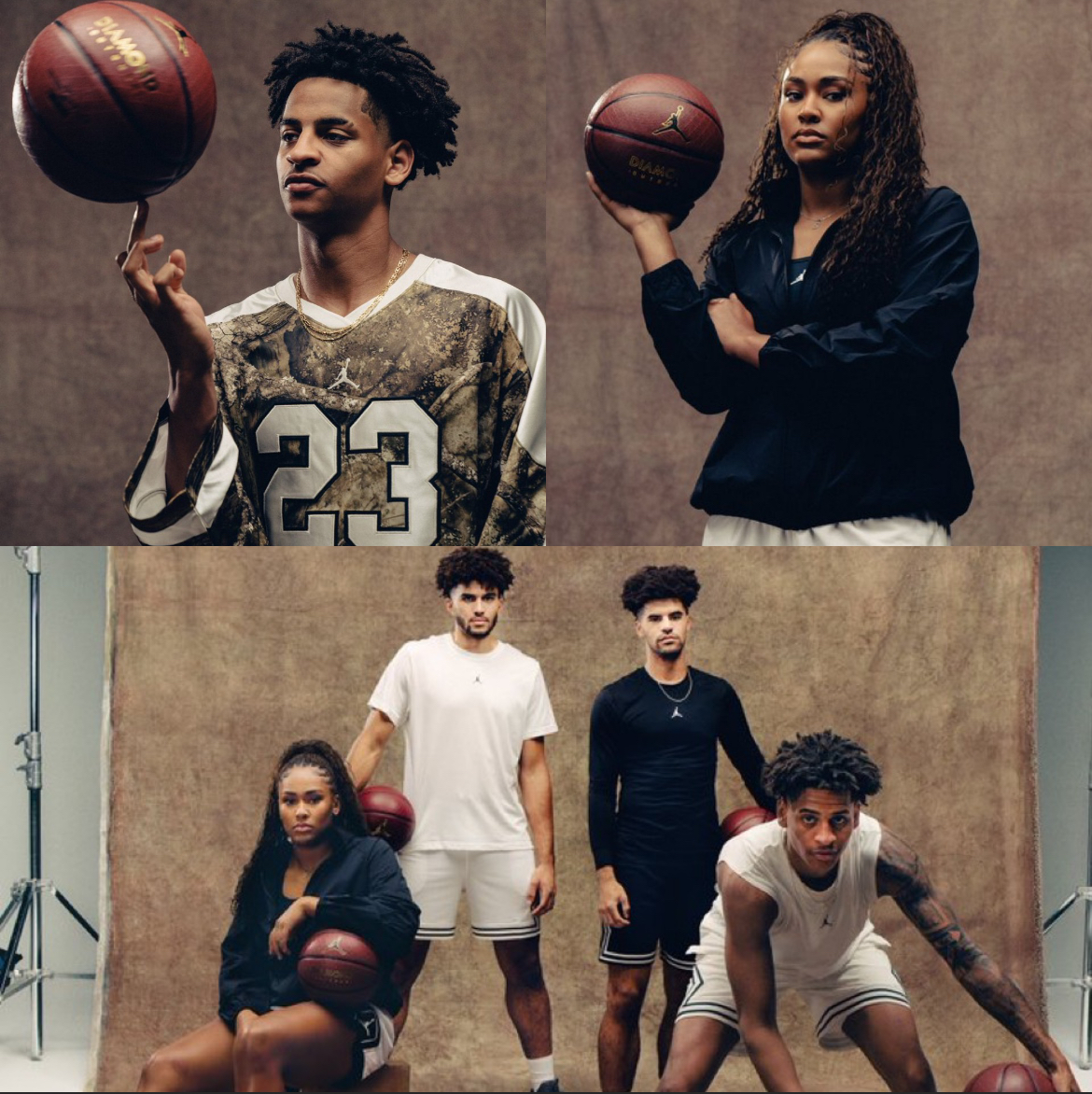 Jordan Brand Basketball Debuts NIL Class of 2025 Which Includes Sarah Strong and Kiyan Anthony