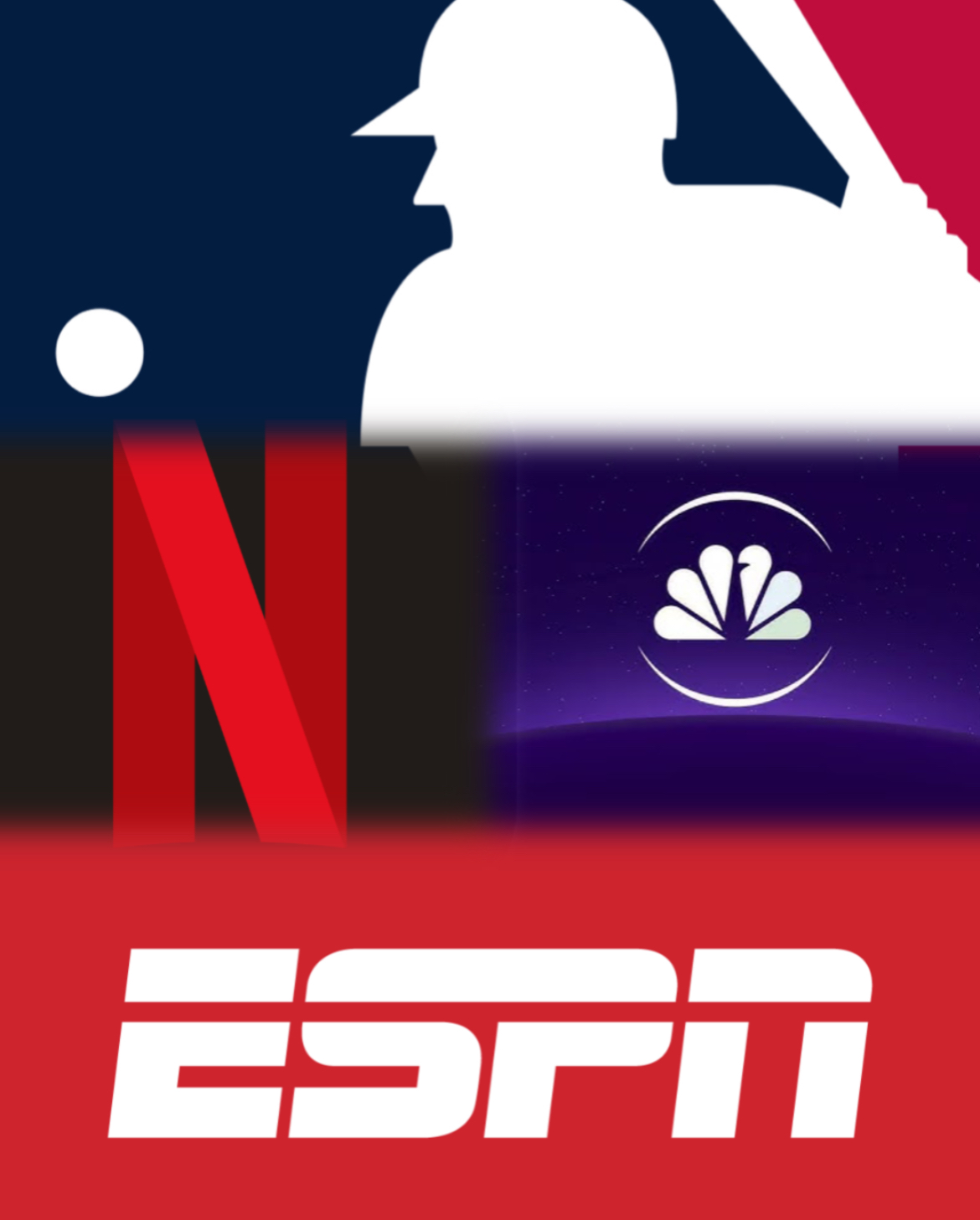 MLB Announced New Three-Year Media Rights Agreements With Netflix, NBCUniversal and ESPN