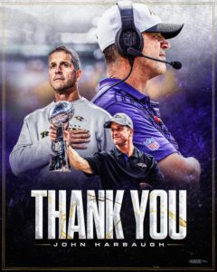 Baltimore Ravens Announced John Harbaugh Has Been Relieved Of His Duties