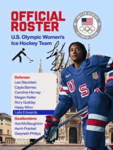 Laila Edwards Makes History As First Black Woman On U.S. Women's National Hockey Team
