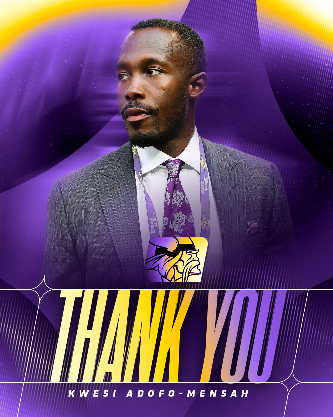 Minnesota Vikings Have Relieved General Manager Kwesi Adofo-Mensah of His Duties