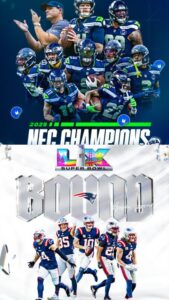Super Bowl LX Set To Be A Rematch Of Super Bowl LXIX With The Patriots And Seahawks