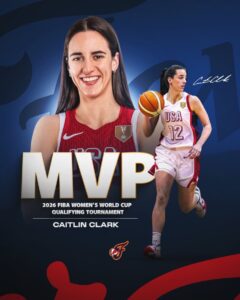 Caitlin Clark is Named MVP of 2026 FIBA Women’s World Cup Qualifying Tournament