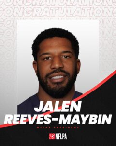 Jalen Reeves-Maybin Has Been Re-Elected as the NFLPA President