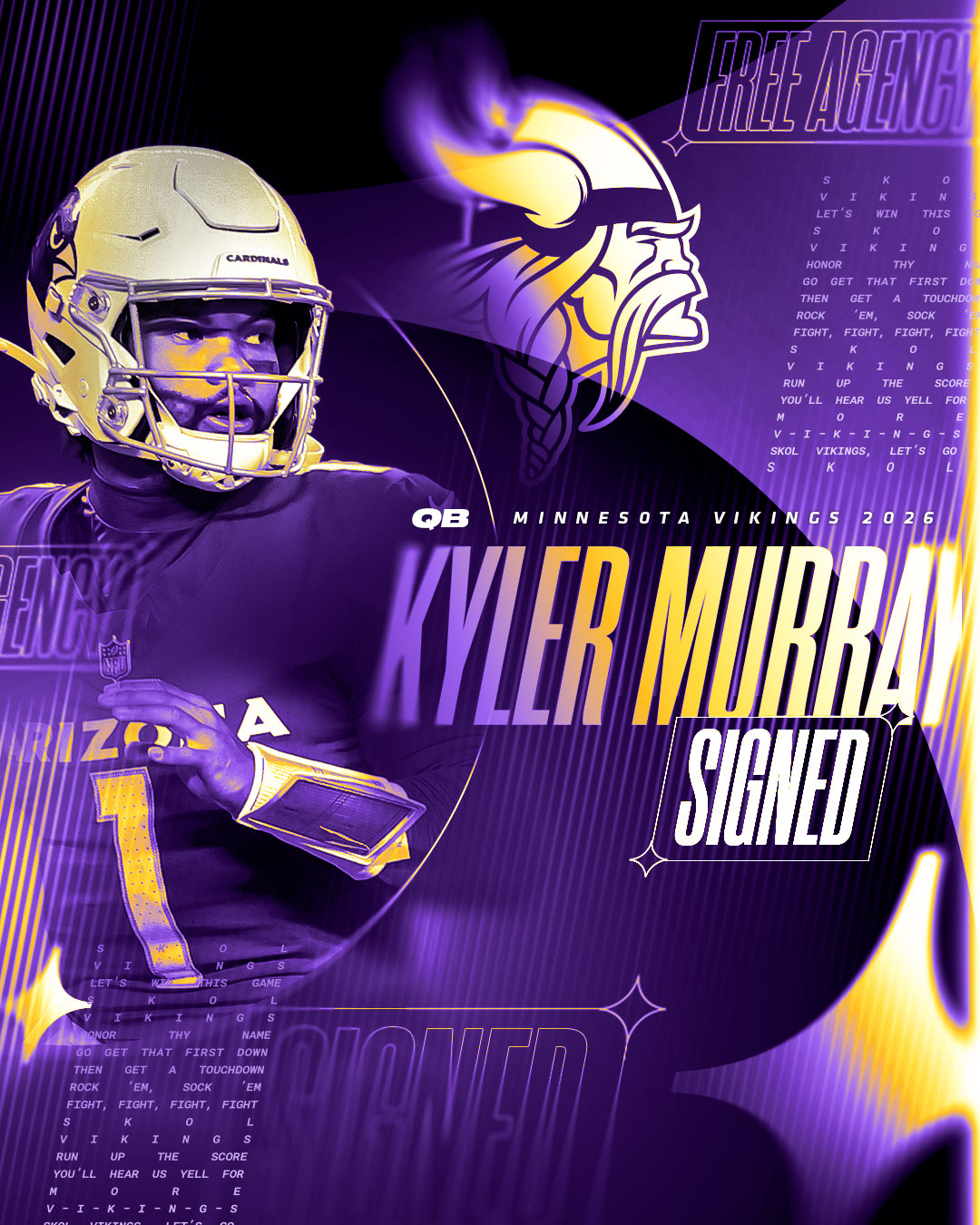 Minnesota Vikings Quickly Snatched Up Former Arizona Cardinals' Quarterback Kyler Murray
