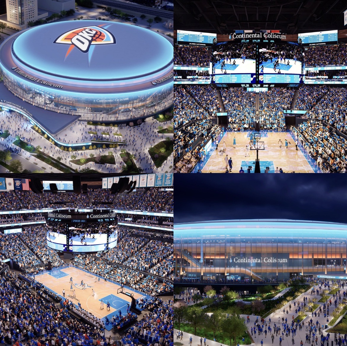 Oklahoma City Thunder Announce Coliseum Continental New Arena Set to Open in 2028