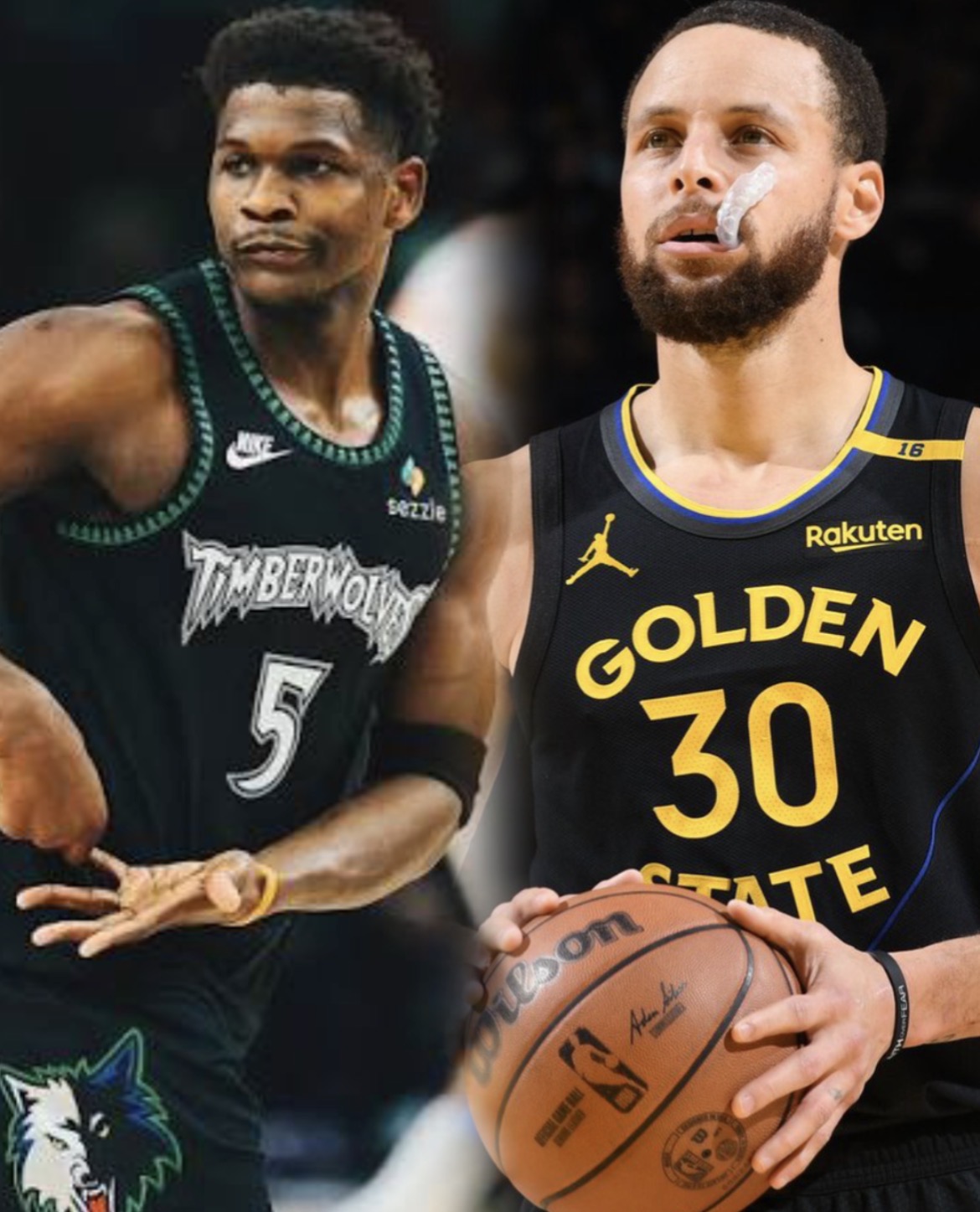 Timberwolves Anthony Edwards Out After MRI and Warriors Steph Curry Wants Return