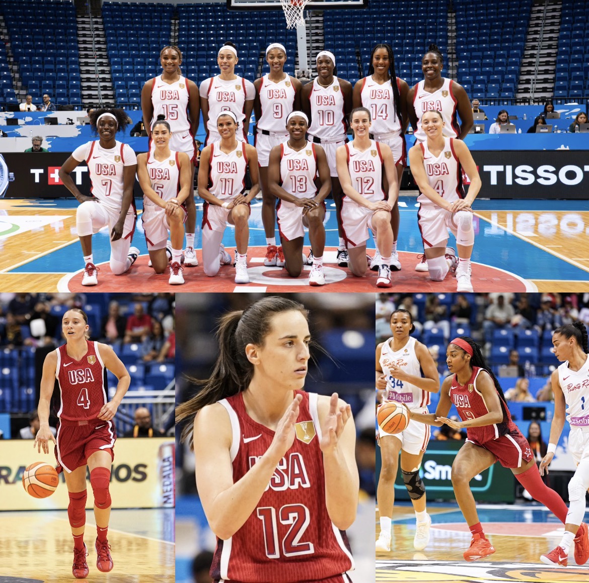 Women’s USA Basketball Demolishes Senegal and Puerto Rico in Fiba Qualifiers