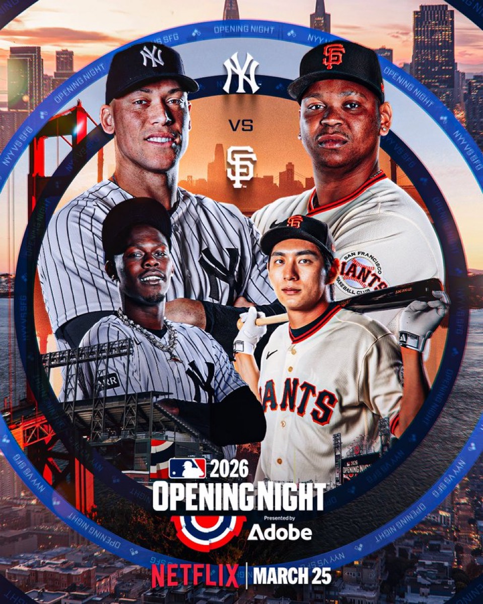 Yankees Dominate Giants in 7-0 MLB Opening Night Victory in Inaugural Netflix Broadcast