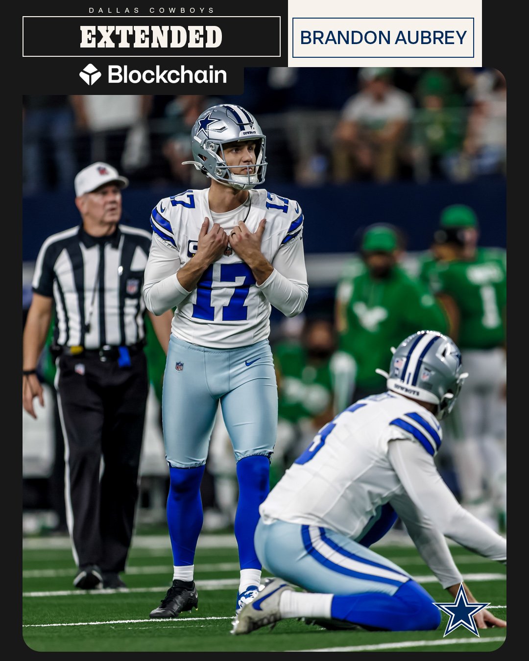 Dallas Cowboys and Kicker Brandon Aubrey Agreed to Record-Breaking Four-Year Extension