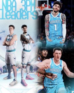 LaMelo Ball and Kon Knueppel Join Curry and Thompson as Only Teammates to Make 270 Threes