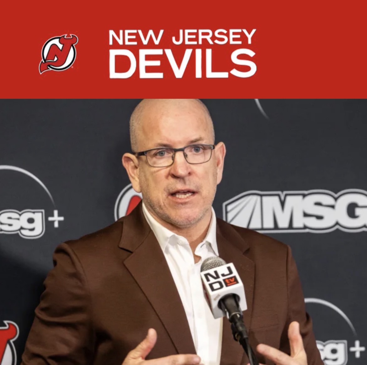 New Jersey Devils Managing Partner David Blitzer Announced Tom Fitzgerald Will Depart the Organization