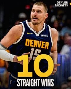 Nuggets Nikola Jokić Adds to Triple-Double Record While Denver Extends Win Streak