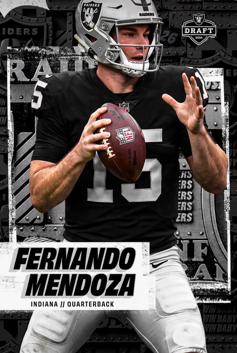 Raiders Select Fernando Mendoza Number One Overall in 2026 NFL Draft