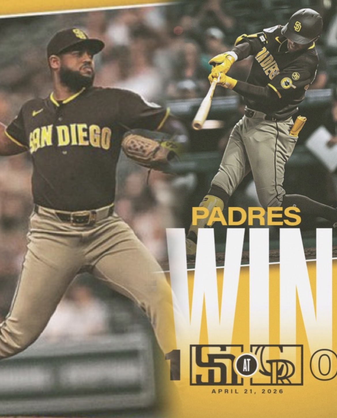 San Diego Padres Become First Visiting Team to Win 1-0 at Coors Field in 20 Years