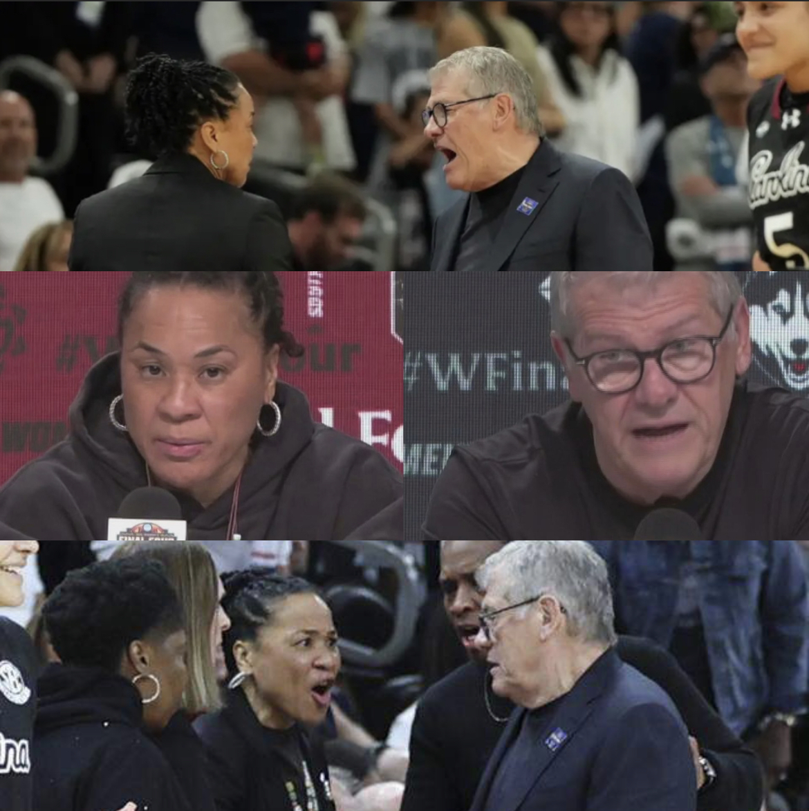 UConn Coach Geno Auriemma Apologized on Saturday After Incident With Dawn Staley