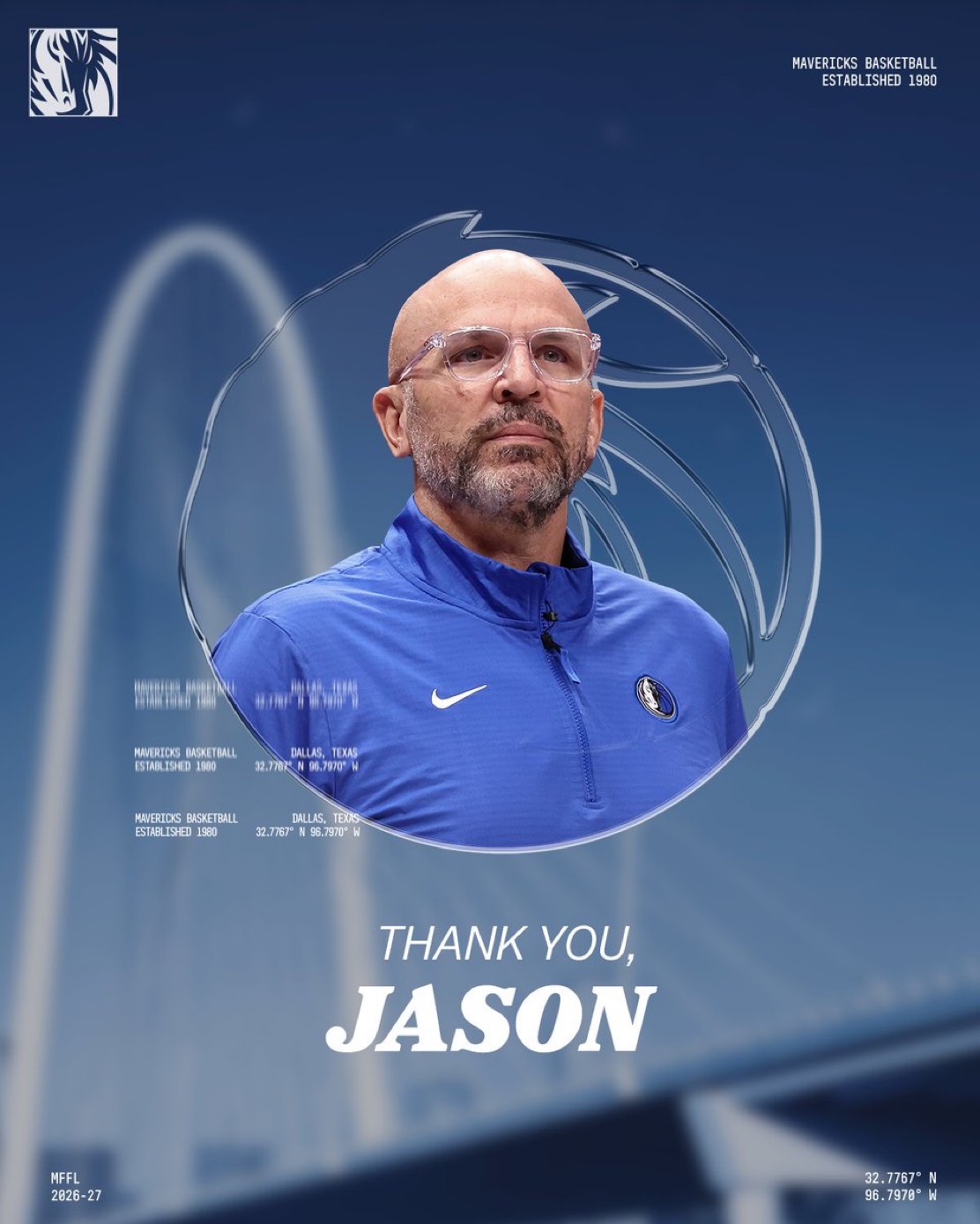 Dallas Mavericks Announce Team Has Mutually Agreed to Part Ways With Head Coach Jason Kidd