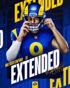 Los Angeles Rams Reach One-Year $55 Million Extension With Quarterback Matthew Stafford