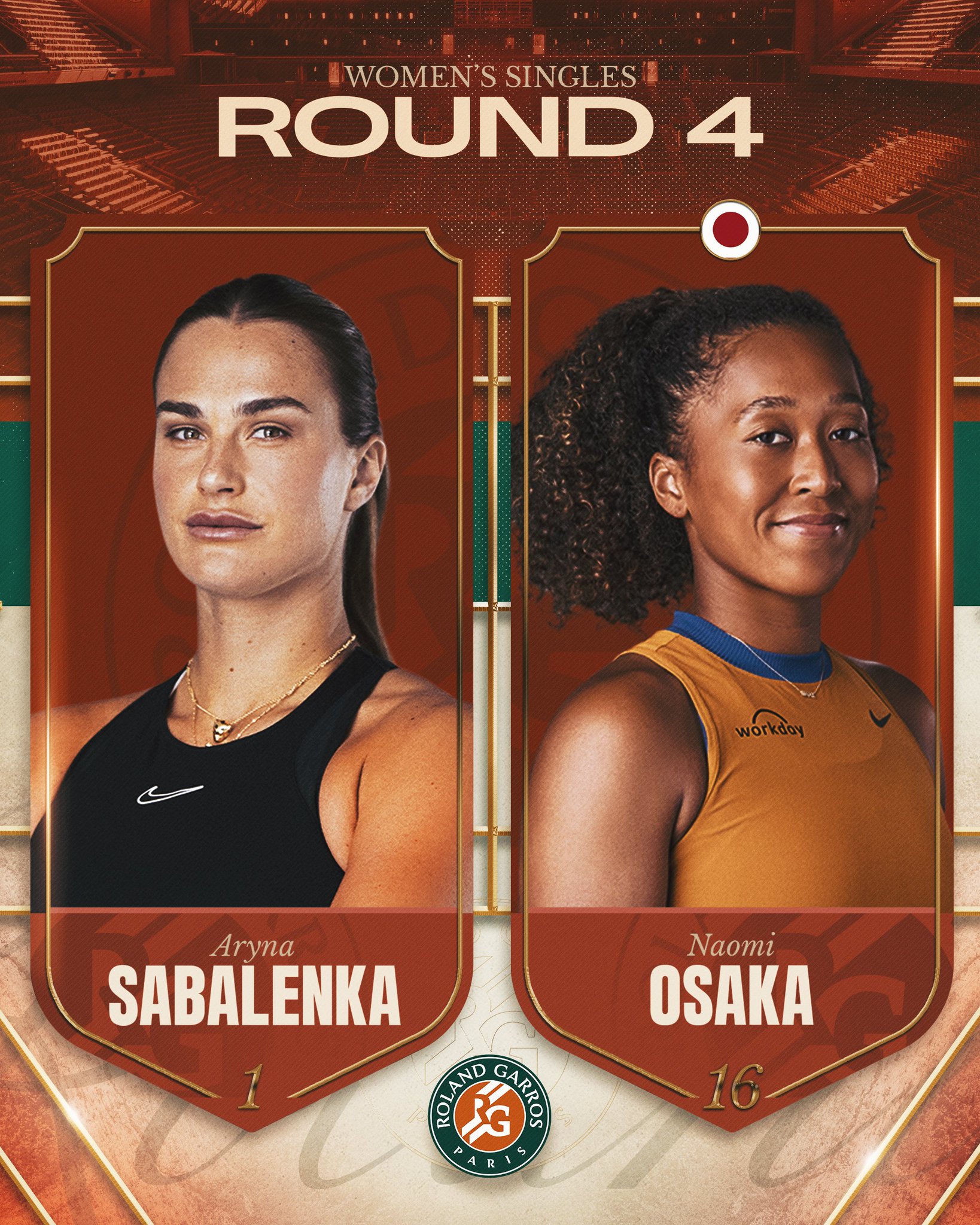 Naomi Osaka and Aryna Sabalenka to Face Off in Historic Roland Garros Night Match