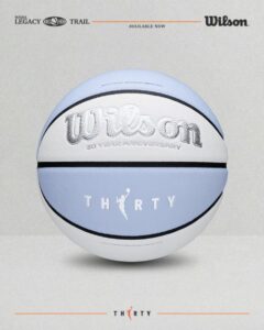 Wilson Releases WNBA Legacy Basketball to Celebrate 30th Anniversary Season