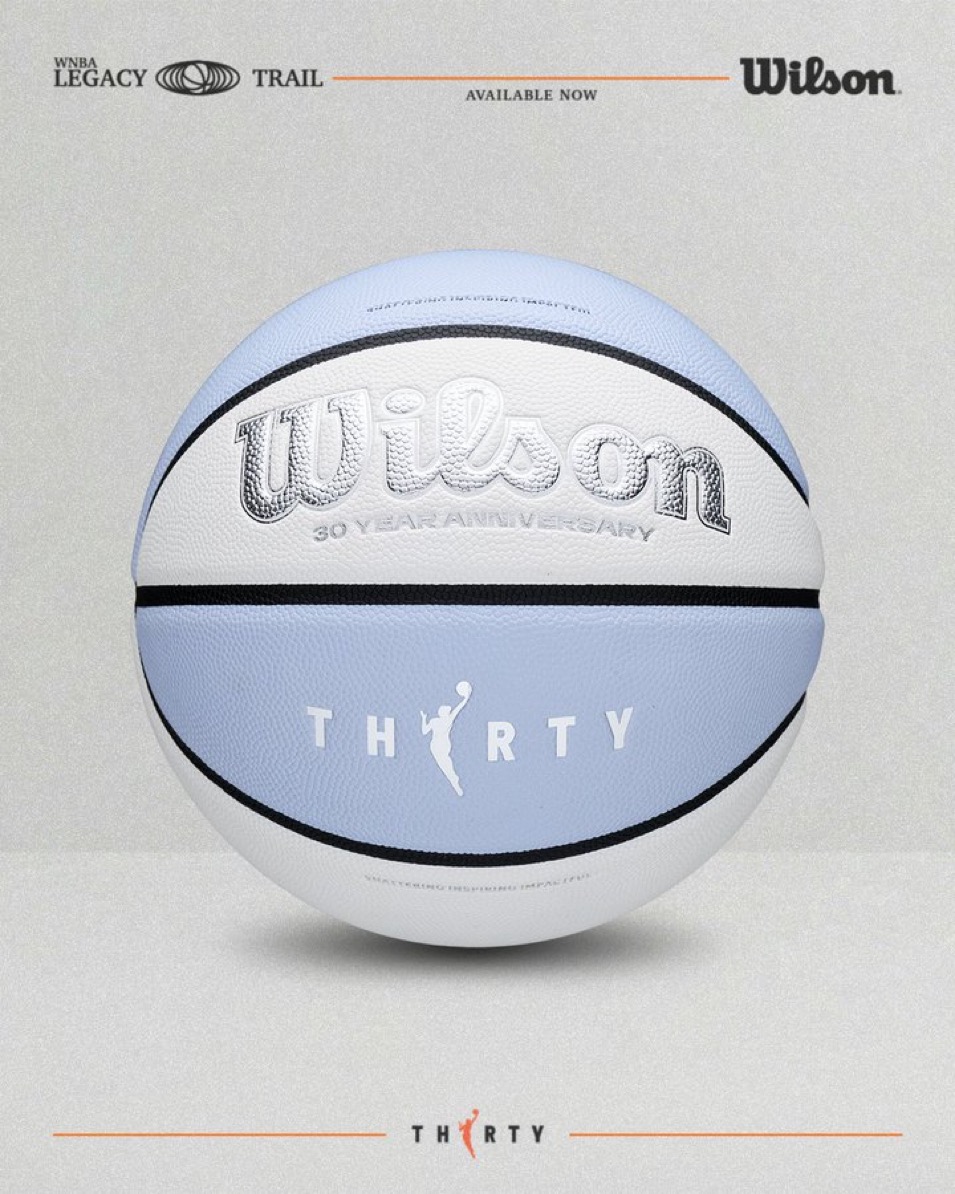 Wilson Releases WNBA Legacy Basketball to Celebrate 30th Anniversary Season