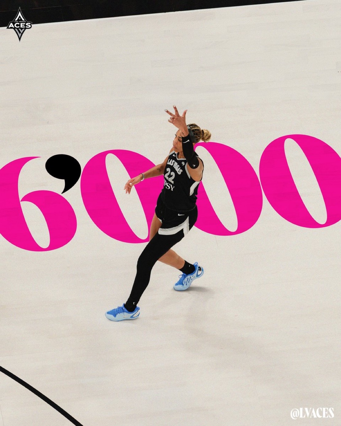 Aces A’ja Wilson Becomes Fastest Player to 6K Points in WNBA History