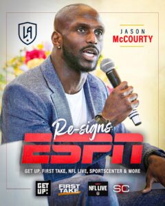 ESPN NFL Analyst Jason McCourty Re-Signed to Multi-Year Exclusive Agreement