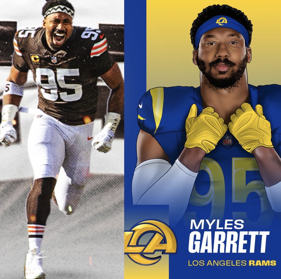 Myles Garrett Says Goodbye to Cleveland Browns and Fans After Rams Trade