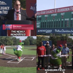 MLB Together and Phillies Unveiled Newly Refurbished Ashburn Field at FDR Park