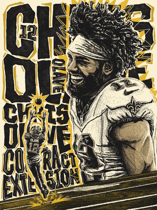 New Orleans Saints and Wide Receiver Chris Olave Agreed to New Extension